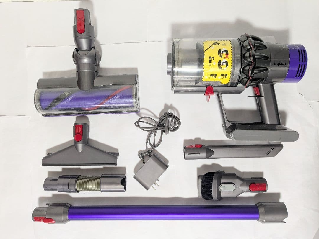 【40分稼働】ダイソン掃除機V10 フルセット　② Dyson Cyclone V10 Fluffy (SV12 FF LF) | 掃除機 | ダイソン公式