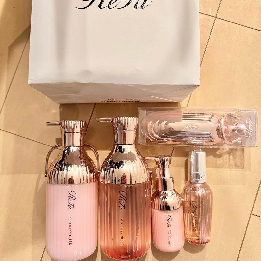 ReFa リファ 5点セット ピンク 人気のヘアケアシリーズを特別なギフトBOXに詰め込んだReFa MILK