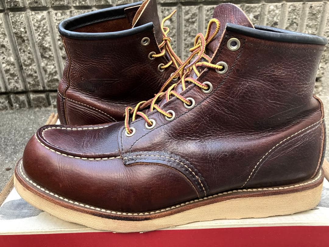 RED WING 8138 MOC TOE／27.5cm ／D.BROWN