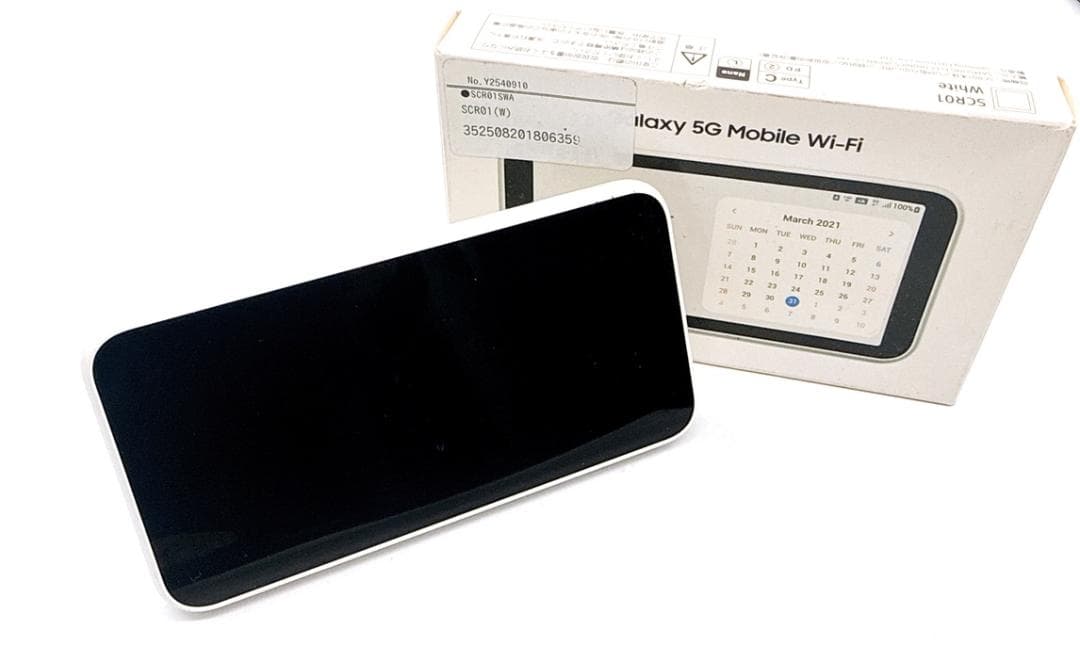 【20821】ギャラクシー 5G Mobile Wi-Fi SCR01 au、5G対応のモバイルルーター「Galaxy 5G Mobile Wi-Fi SCR01
