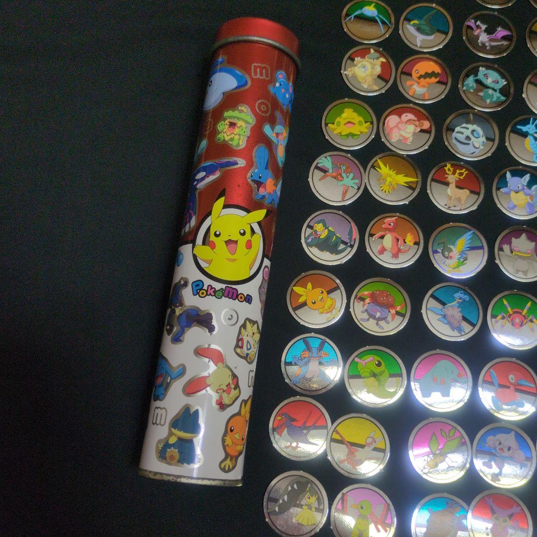 ポケモン ぎんピカ メダル 小学館 幼稚園 付録 収納缶付き249枚【希少