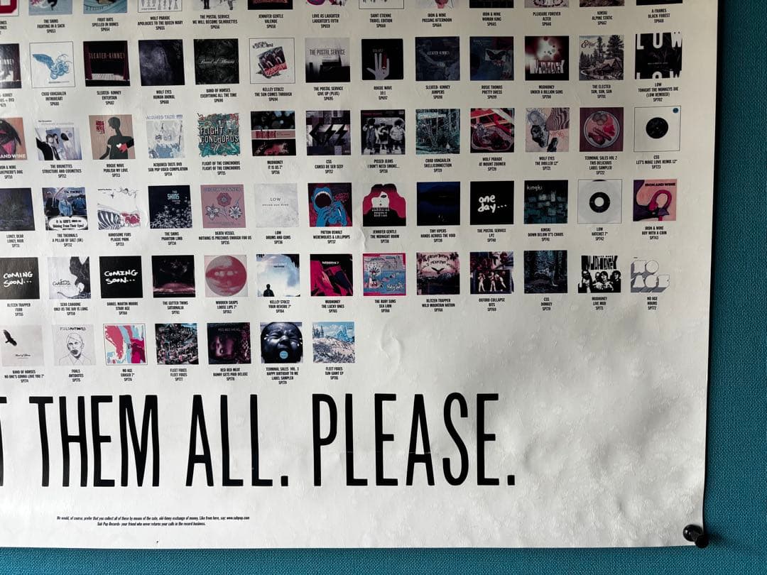 【レア】SUBPOP ビンテージポスター 検索グランジ オルタナ ニルバーナ