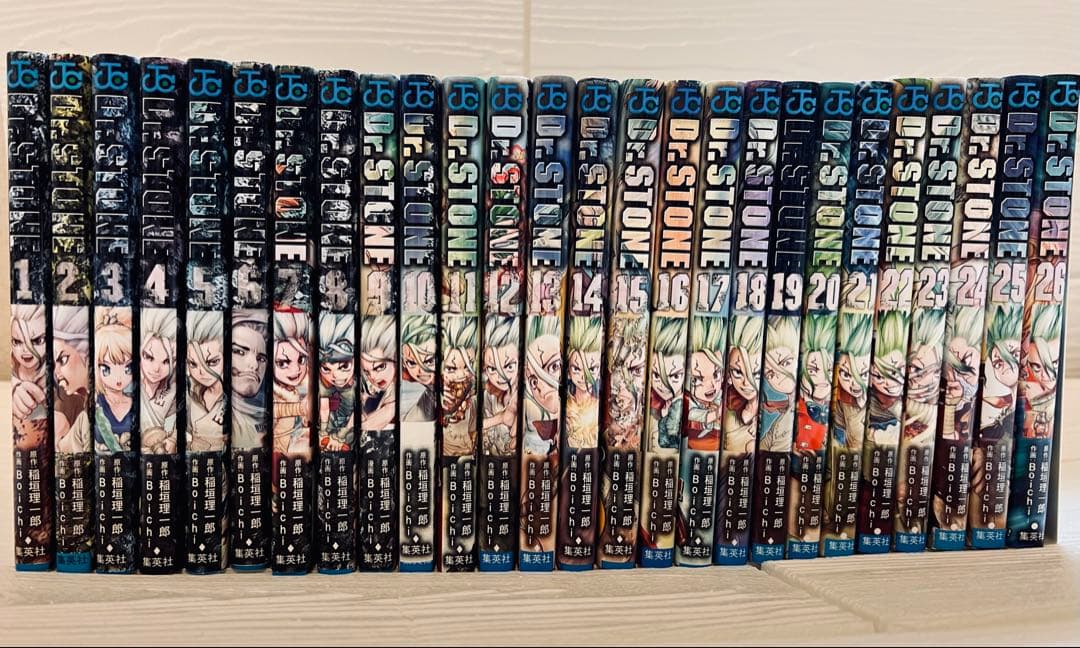 Dr. STONE 1-26巻セット ドクターストーン Dr.STONE 全巻(1から26巻➕1)セット - メルカリ