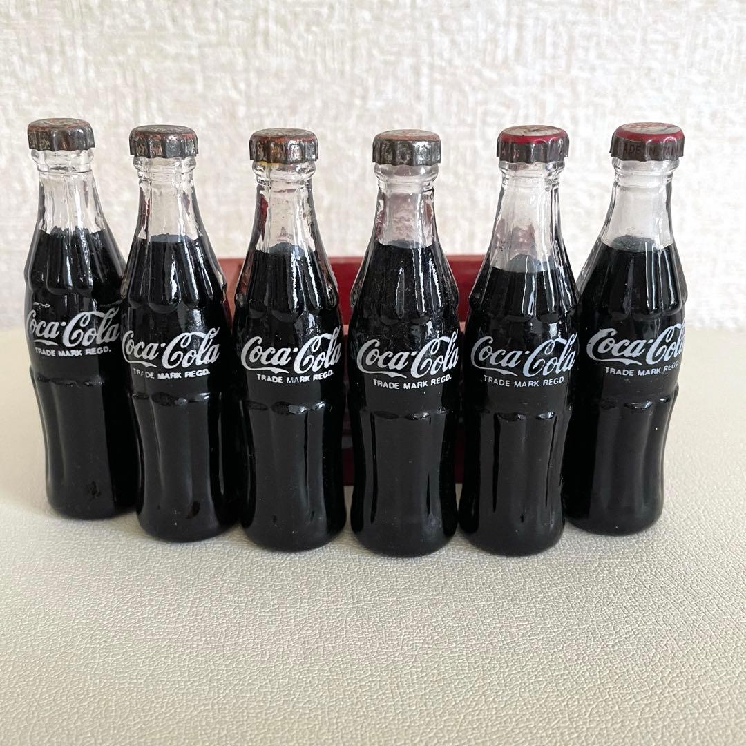 激レア？？！】 コカコーラ ミニチュア 昭和レトロ アンティーク 6本