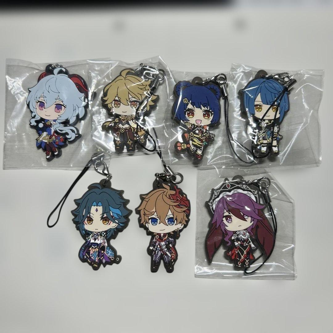 原神 ラバーストラップ 7個セット - メルカリ