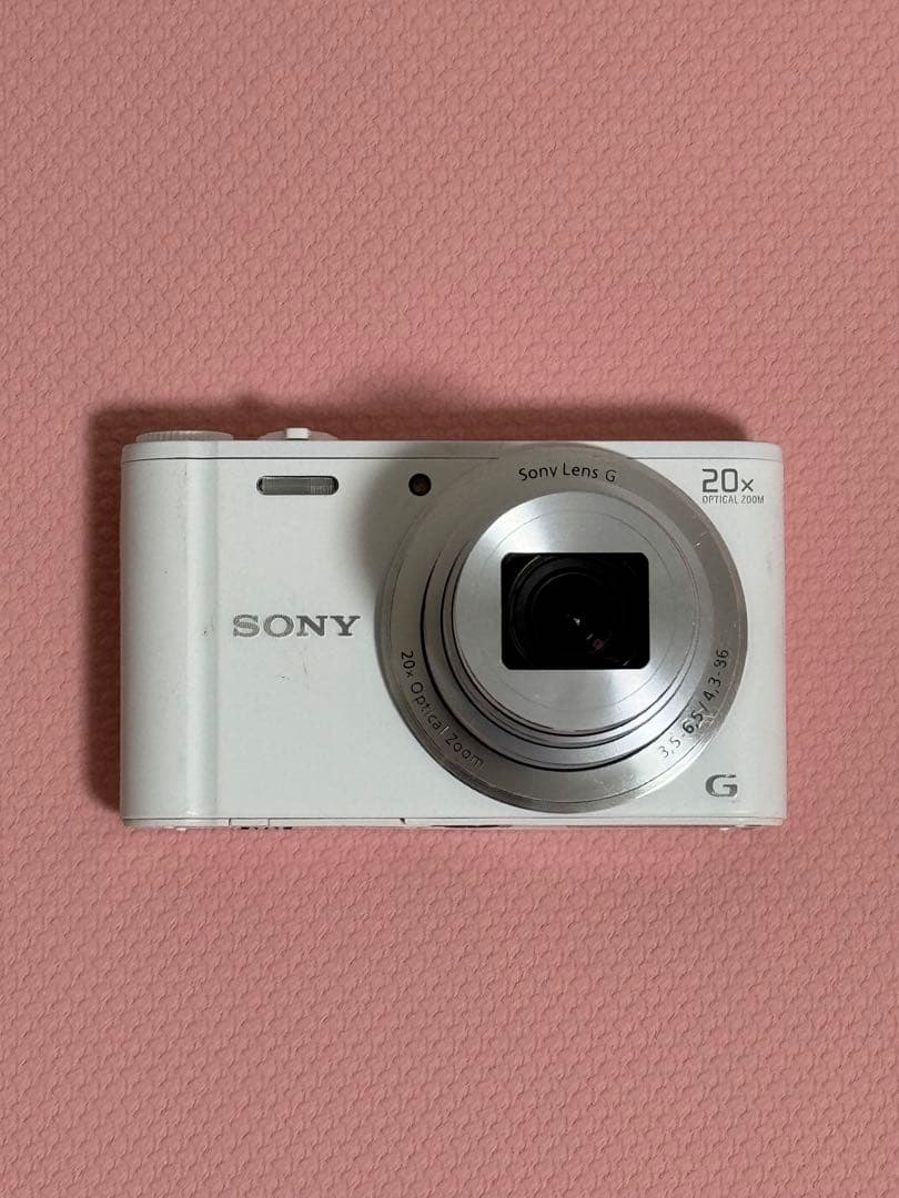 SONY Cyber-shot DSC-WX350 ホワイト 動作確認済 - メルカリ