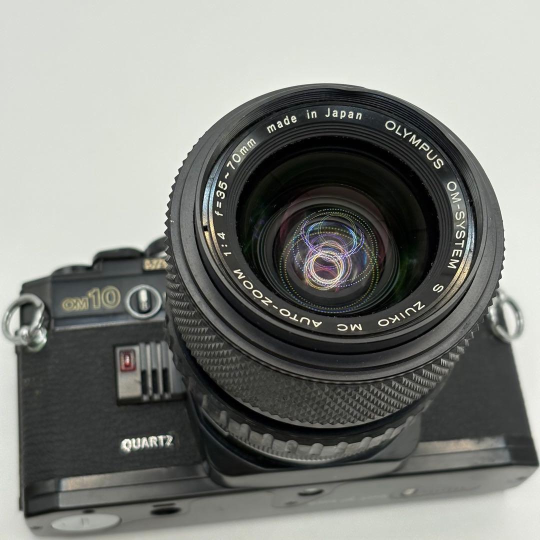OLYMPUS OM10 ブラック ＋ 35-70mm ズームレンズ 動作未確認 - メルカリ