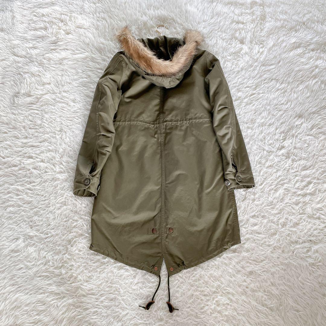 フレッドペリー】英国柄 モッズコート ボアライナー ユニオンジャック