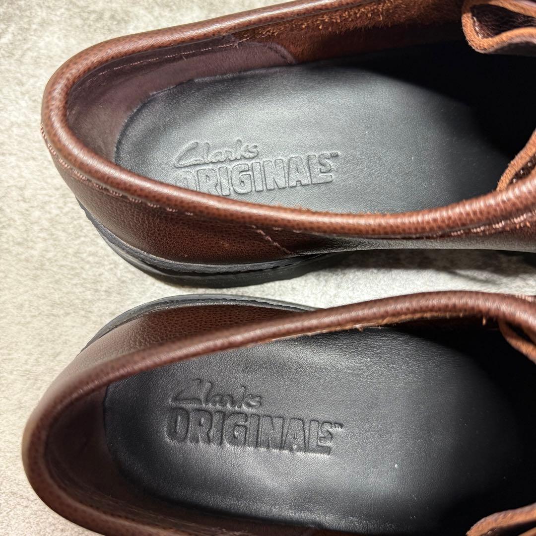 未使用】CLARKS Walla Yukoner ワラビー シボ加工 ブラウン - メルカリ