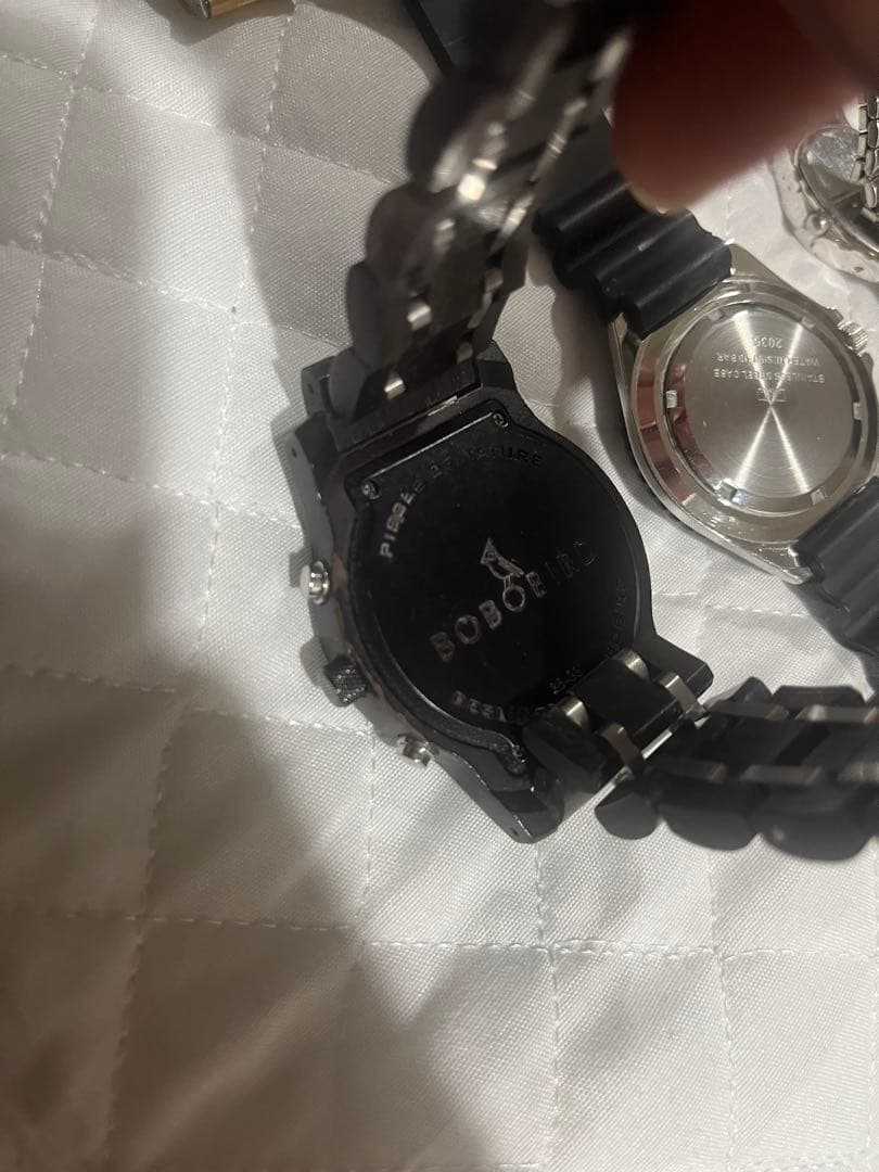 Omega 2個citizen &seiko 箱とストラップ付属。腕時計 - メルカリ