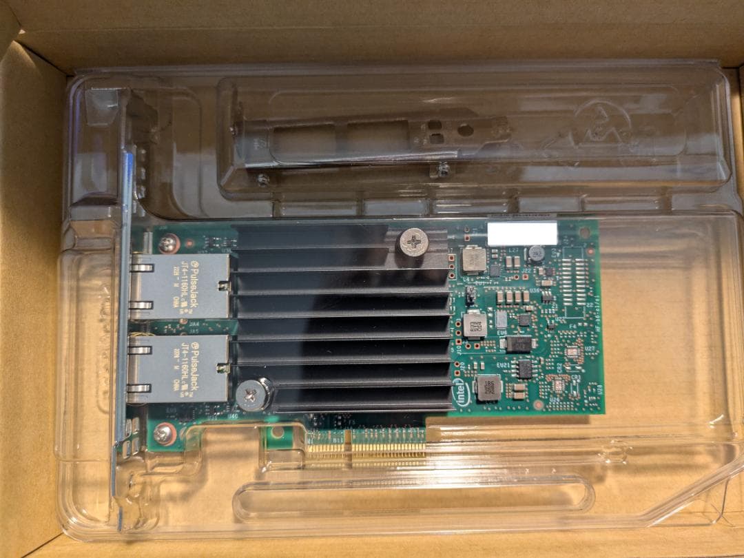 ほぼ新品 Intel純正 10GbE 2ポート LANカード X550-T2 Amazon.com: 10Gb PCI-E NIC Network Card, Dual Copper RJ45 Port