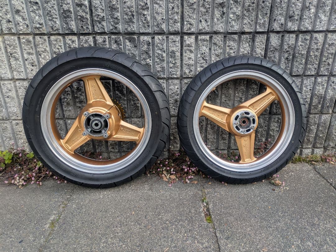 カワサキ ゼファー750 純正ホイールセット 前後 - パーツ送料 無料 通販