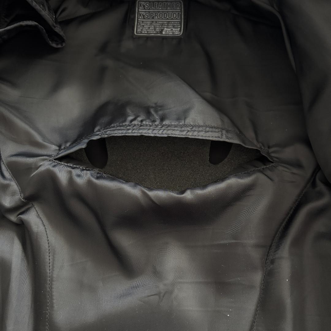 美品・LL】KADOYAカドヤ/EVO/ダブルライダース/キルティングライナー