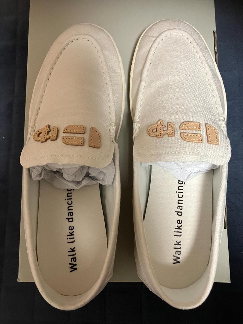 【はるま】サンガッチョ　にゅ　ローファー　 ORGANIC ホワイト Sangacio サンガッチョ にゅ ローファー ORGANIC ホワイト 24cm