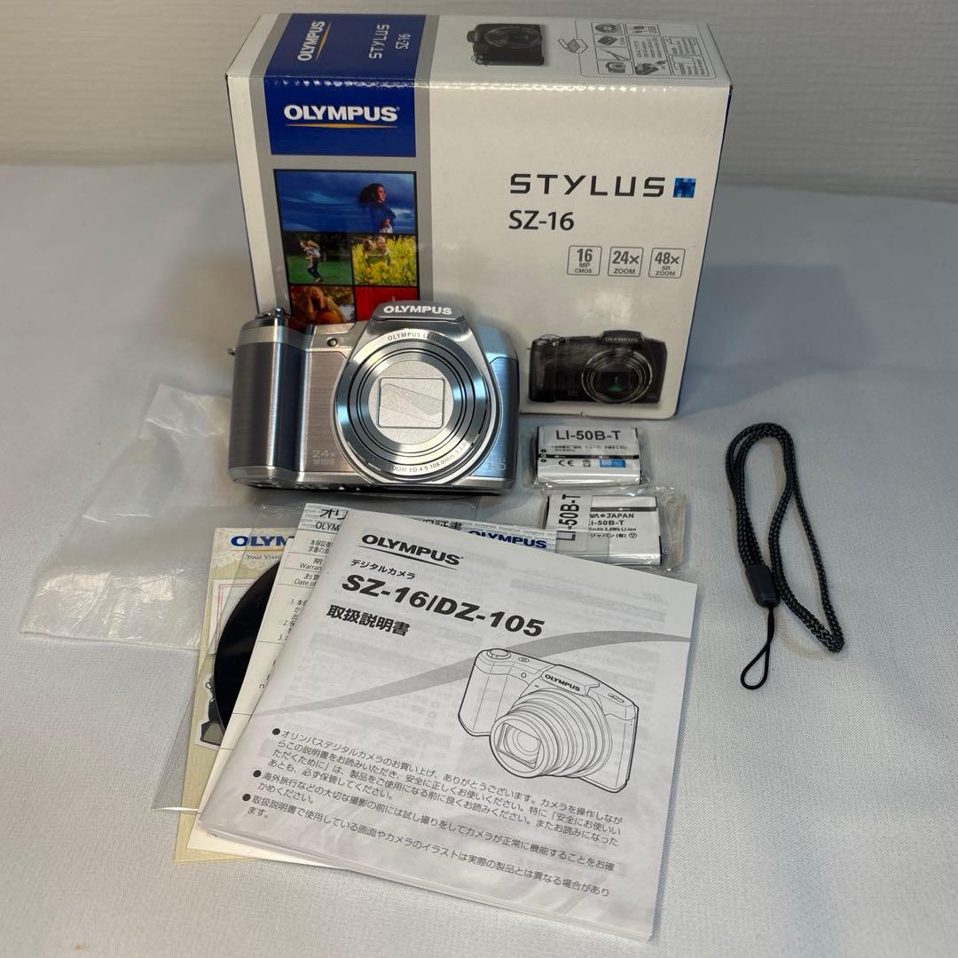 OLYMPUS STYLUS SZ-16 シルバー OLYMPUS STYLUS SZ-16 Compact Digital Camera Works / Read | eBay