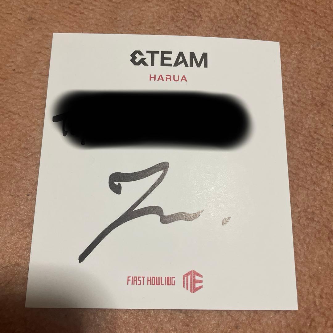 &team 1st ME サイン会 サイン ハルア HARUA - メルカリ