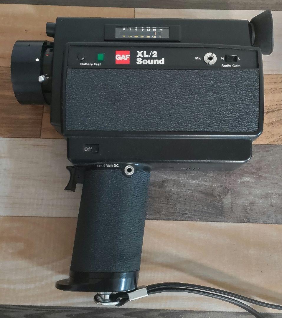 GAF XL/2　サウンドスーパー8ムービーシネマ　8mm filmカメラ GAF XL-2 Sound Super 8 Movie Camera | Xytar 9.5-19mm f/1.1 Zoom