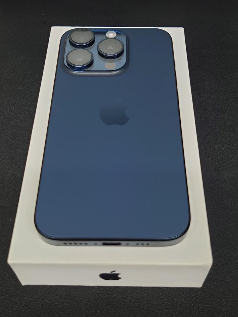 iPhone 15 Pro 本体 128G ブルーチタニウム 超美品 Apple iPhone 15 Pro ブルーチタニウム 本体 iPhone 15 Pro Blue