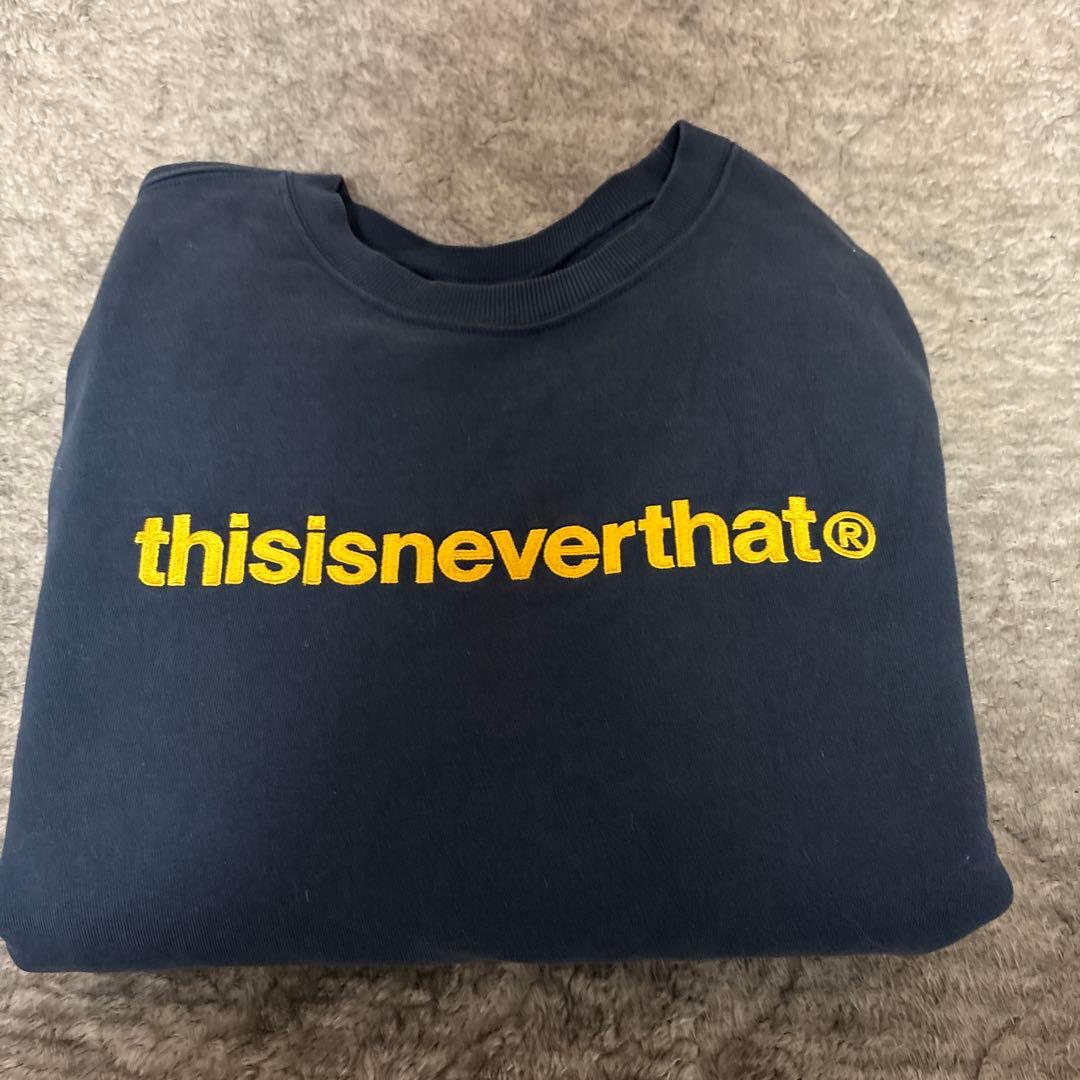 thisisneverthat® ネイビー スウェット Lネバザ - メルカリ