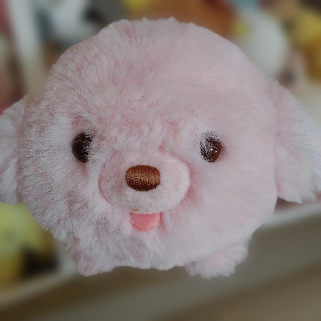 サンエックス　限定　リラックマ　ピンク色の子犬 リラックマ あつめておすわりぬいぐるみ 桜 ピンク 6369 サンエックス