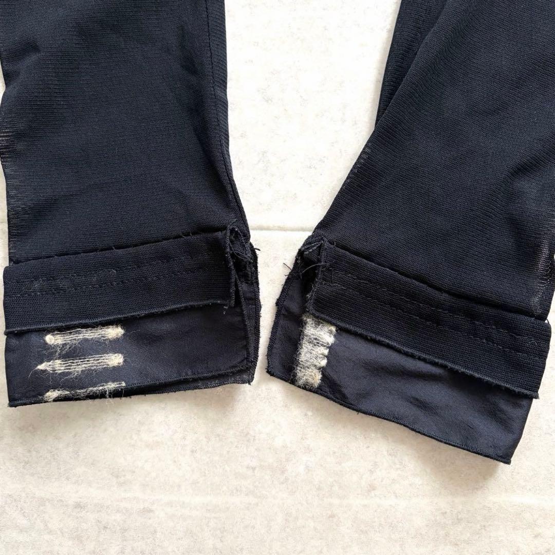 エイココンドウ パワーネット シアー パッチワーク ワンピース