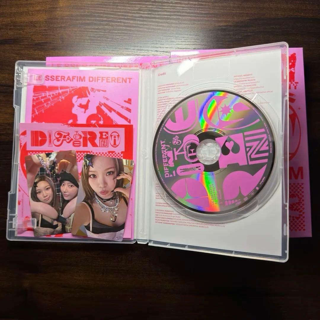 LE SSERAFIM \"DIFFERENT\" 10形態セット+付属ポスター