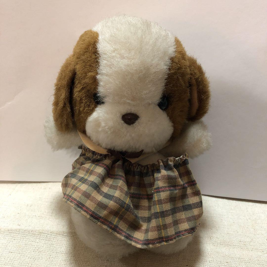 昭和レトロ サンアロー 夢の回転木馬 いぬ ぬいぐるみ 中古品 ①