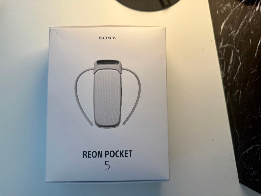 SONY REON POCKET 5 WHITE RNPK-5 ネッククーラー SONY REON POCKET 5 (レオンポケット5/TAG付き) センシングキット