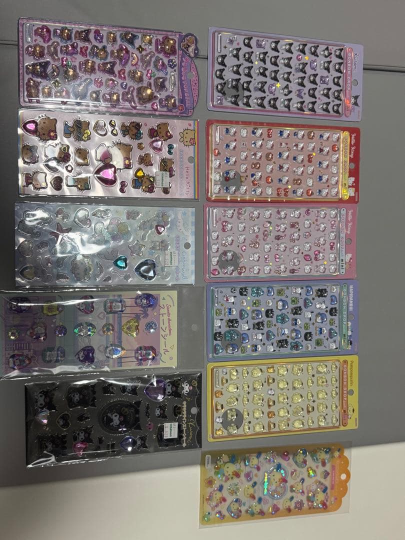 キャラクター まとめ売り 大量 サンリオ ディズニーボンボンドロップシール サンスター文具 ディズニー キャラクター ボンボンドロップシール 立体