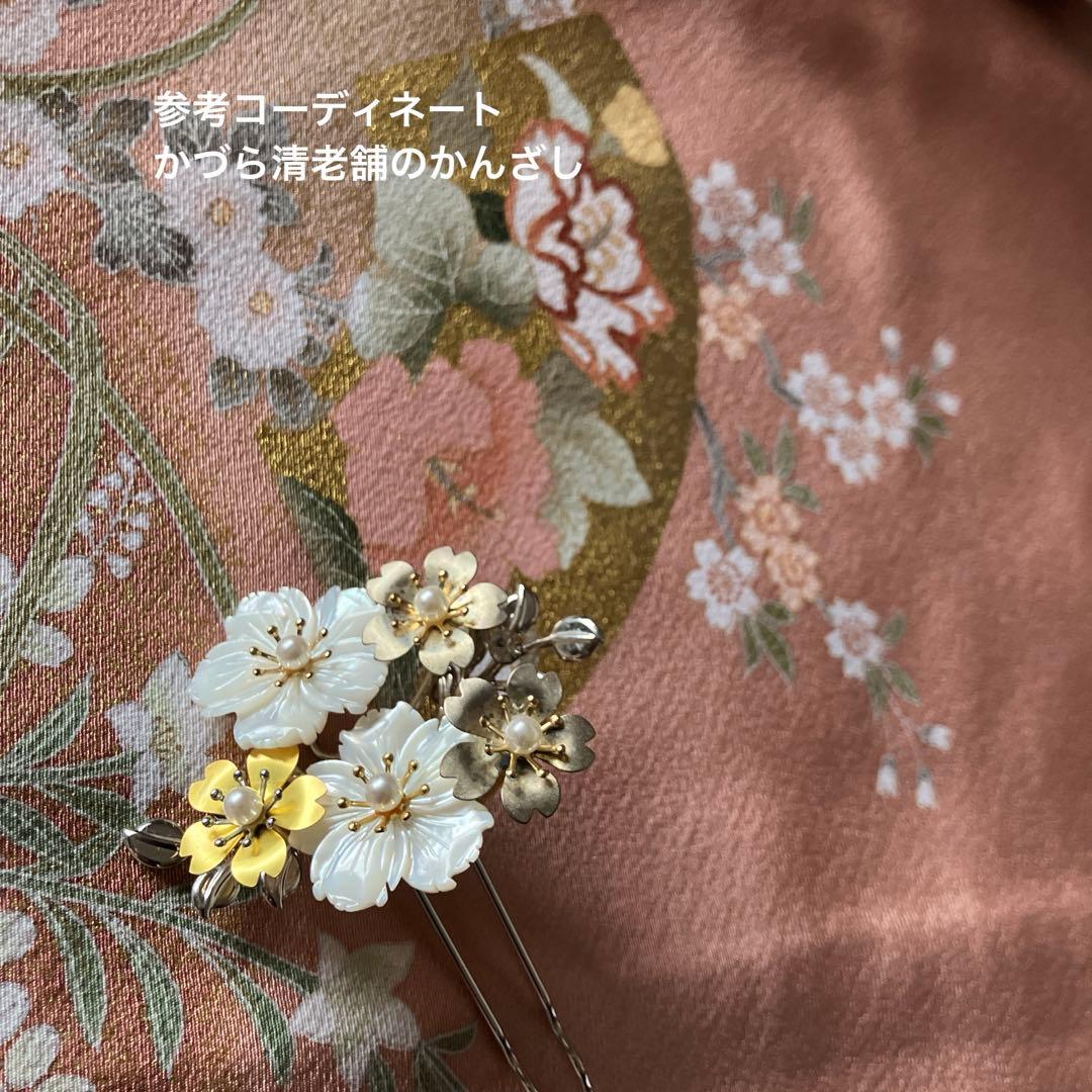 美品 雅な扇と四季草花の訪問着と長襦袢セット - メルカリ