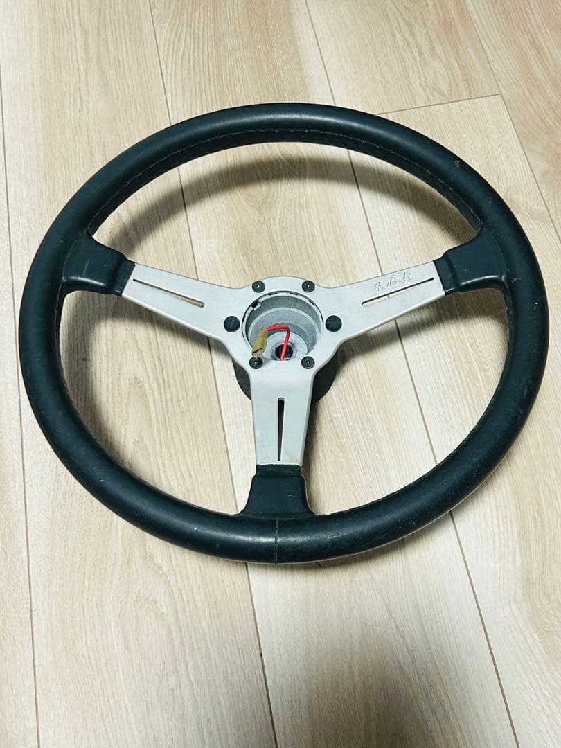 NARDI MADE ITALY3スポーク ステアリング 本体 36cm NARDI CLASSIC 36φ 職人コラボ ステアリング 36φ ブラックレザー