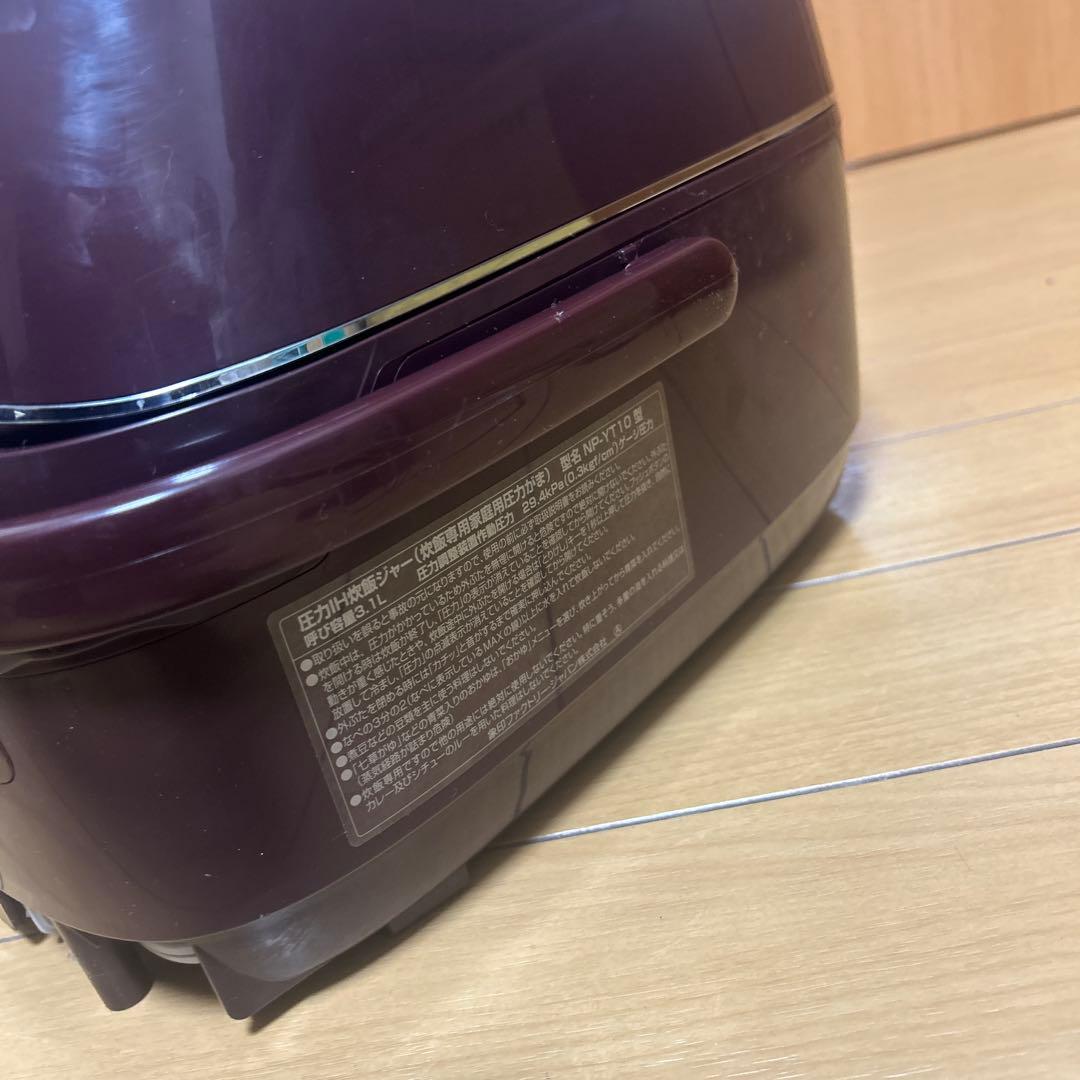 象印 NP-YT10 炊飯器 ワインレッド 2016年製 動作確認済み - メルカリ