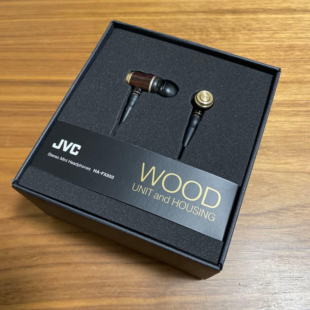 HA-FX850 WOOD カナル型イヤホン JVC Victor ハイレゾ