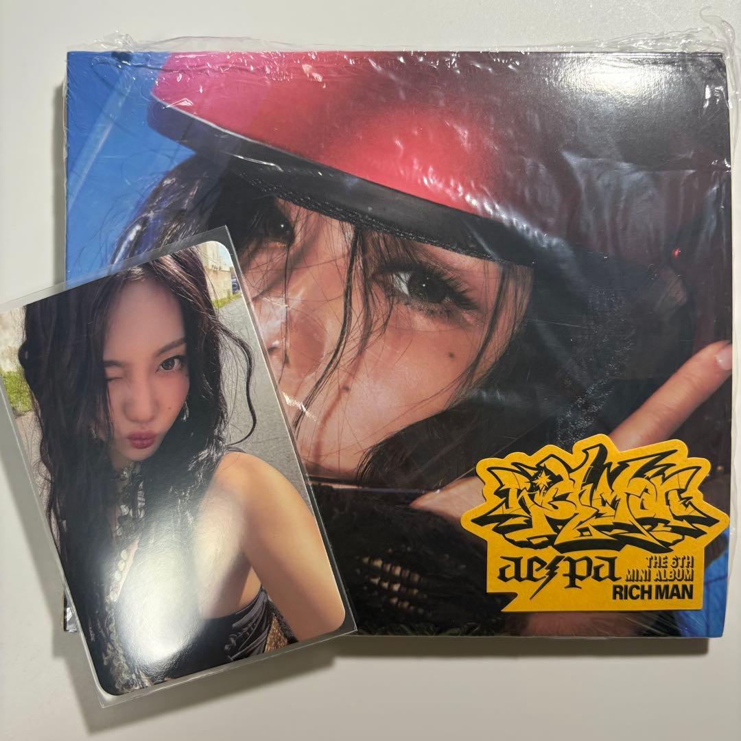 aespa RichMan ニンニン BURST Ver. トレカ CD セット - メルカリ