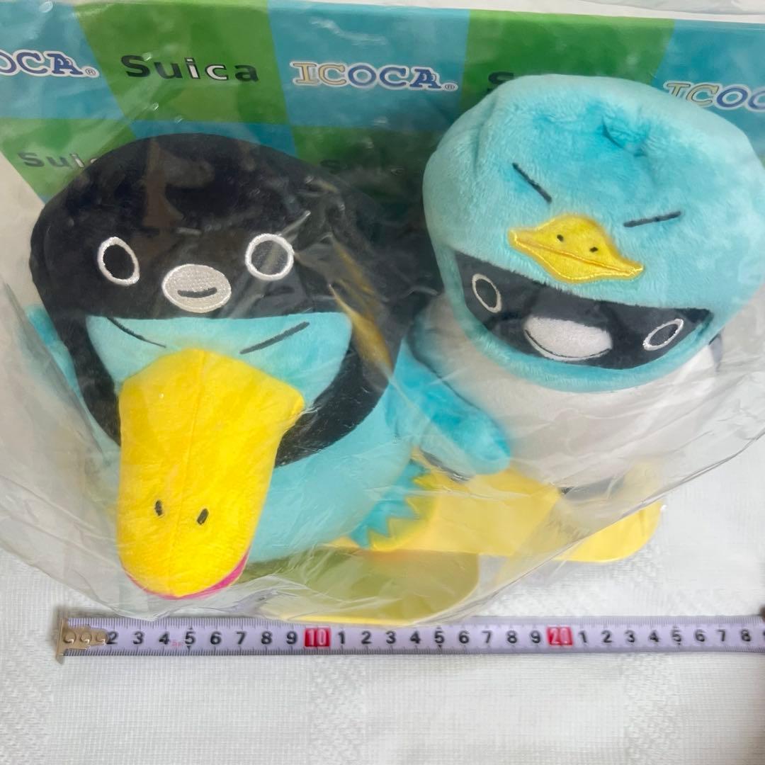 カモノハシのイコちゃん×Suicaペンギン ☆ フードぬいぐるみ［新品・未
