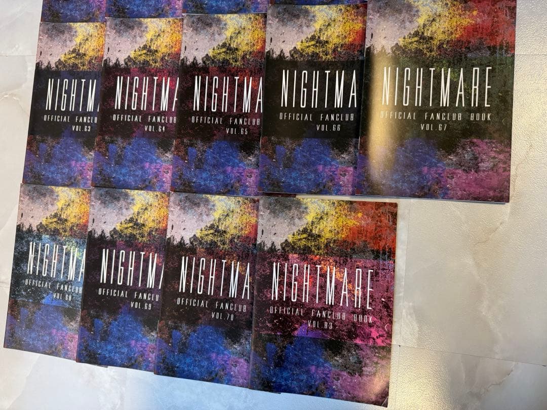 NIGHTMARE FC会報 Vol.50〜70・83 19冊セット（欠番あり）