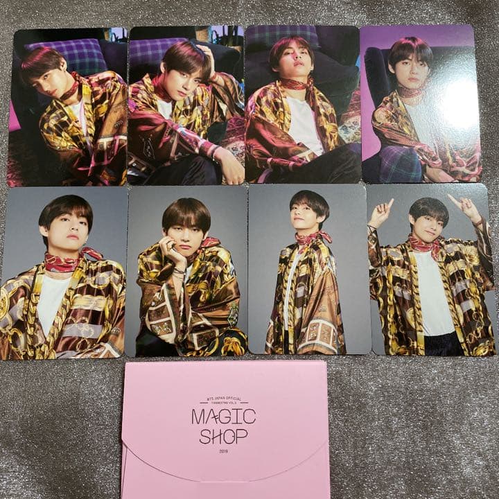 BTS 防弾少年団 マジックショップ ミニフォト テテ V コンプ 8枚セット