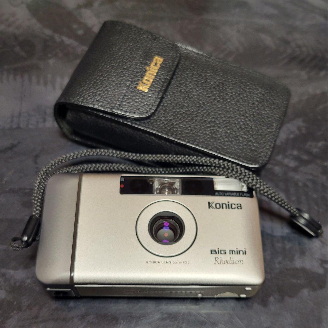 Konica Big Mini Rhodium コンパクトカメラ 美品】Konica BIG mini Rhodium フィルム BM-301 - メルカリ