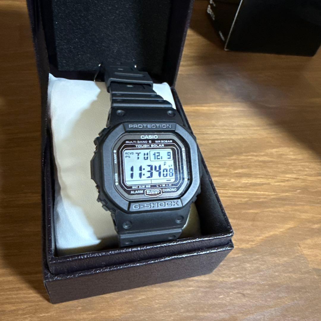 【最終値下げ】G-SHOCK GW-5000U-1JF 美品 CASIO（カシオ） CASIO G-SHOCK 腕時計 GW-5000U-1JF ソーラー 電波