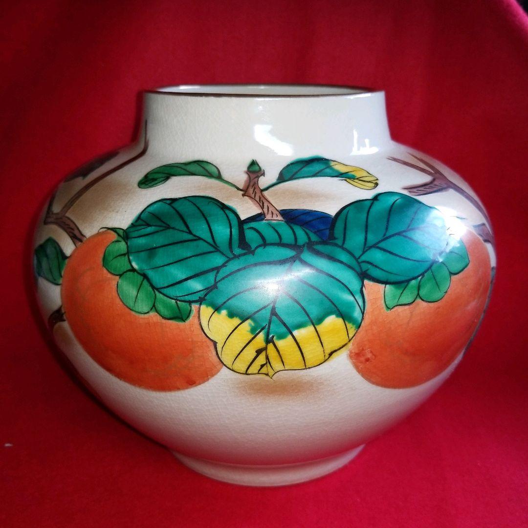 値下げしました。久谷 九谷焼 玉竜 【長玉竜作】花瓶 - メルカリ