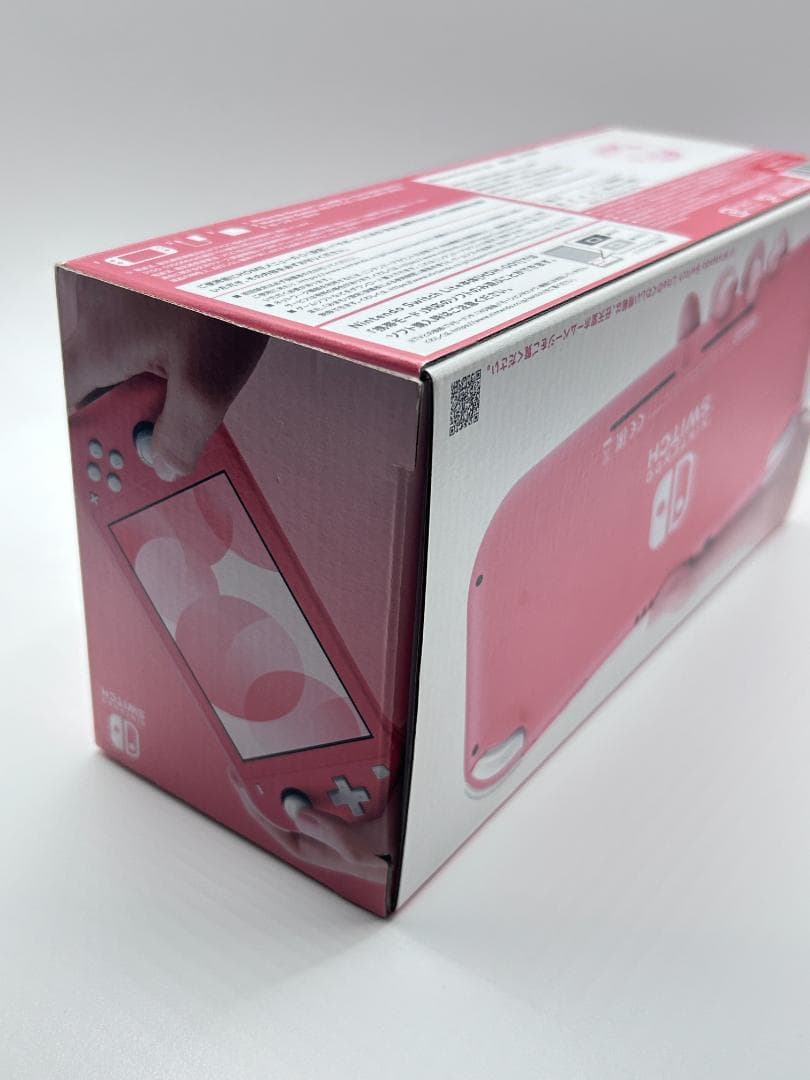 Switch Lite 本体 箱 充電器 コーラル 動作確認済 #131 - メルカリ