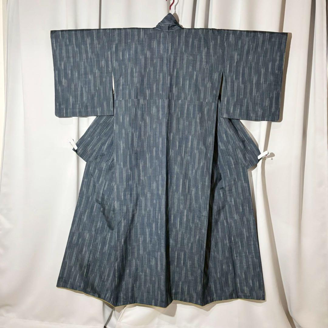 正絹 紬 十日町紬風 小紋 フルセット 着物専門店扱い まるやま フ9988
