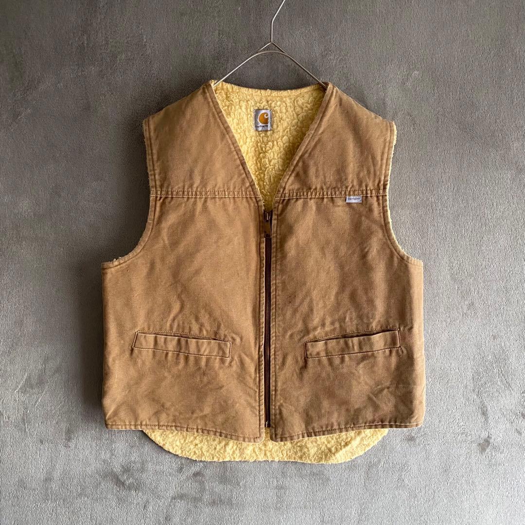 Carhartt USA製 ダックベスト ボアベスト 星タグ ヴィンテージ 楽天市場】80s 90s USA製 カーハート 裏 ボア ダック ベスト メンズ M