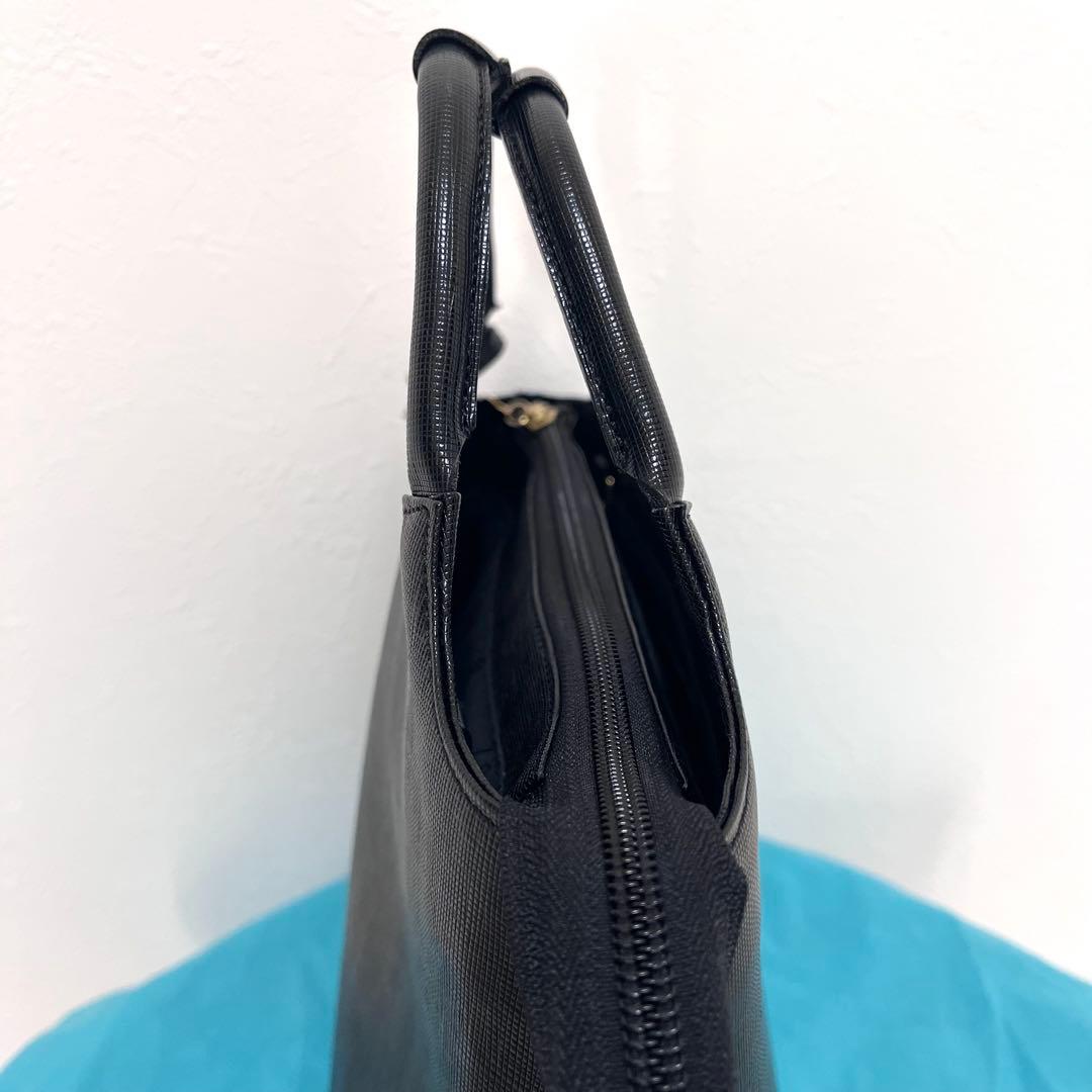 極美品◎TOCCA トッカ 2wayバッグ 黒 フラワーモチーフ ショルダー