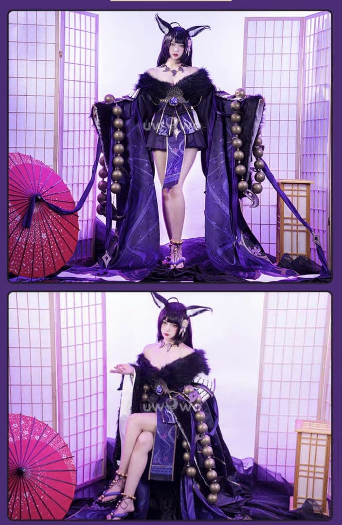 コスプレ アズールレーン 武蔵 尻尾ウィッグ付き - メルカリ