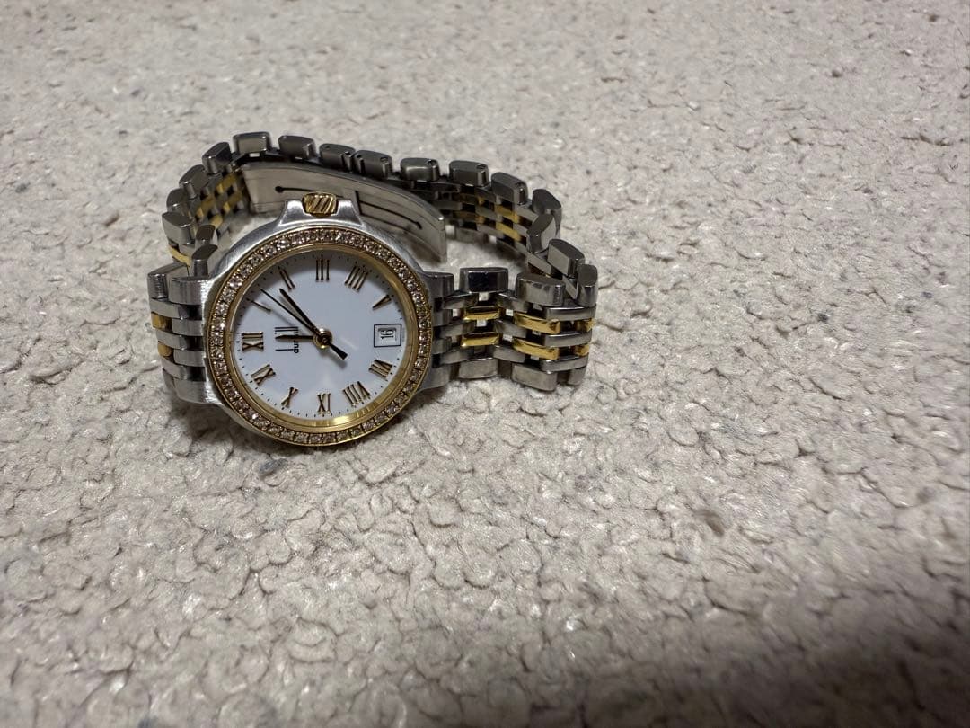 ダンヒル　エリート dunhill（ダンヒル） エリート 1ロウ デイト SS x YG コンビ クオーツ