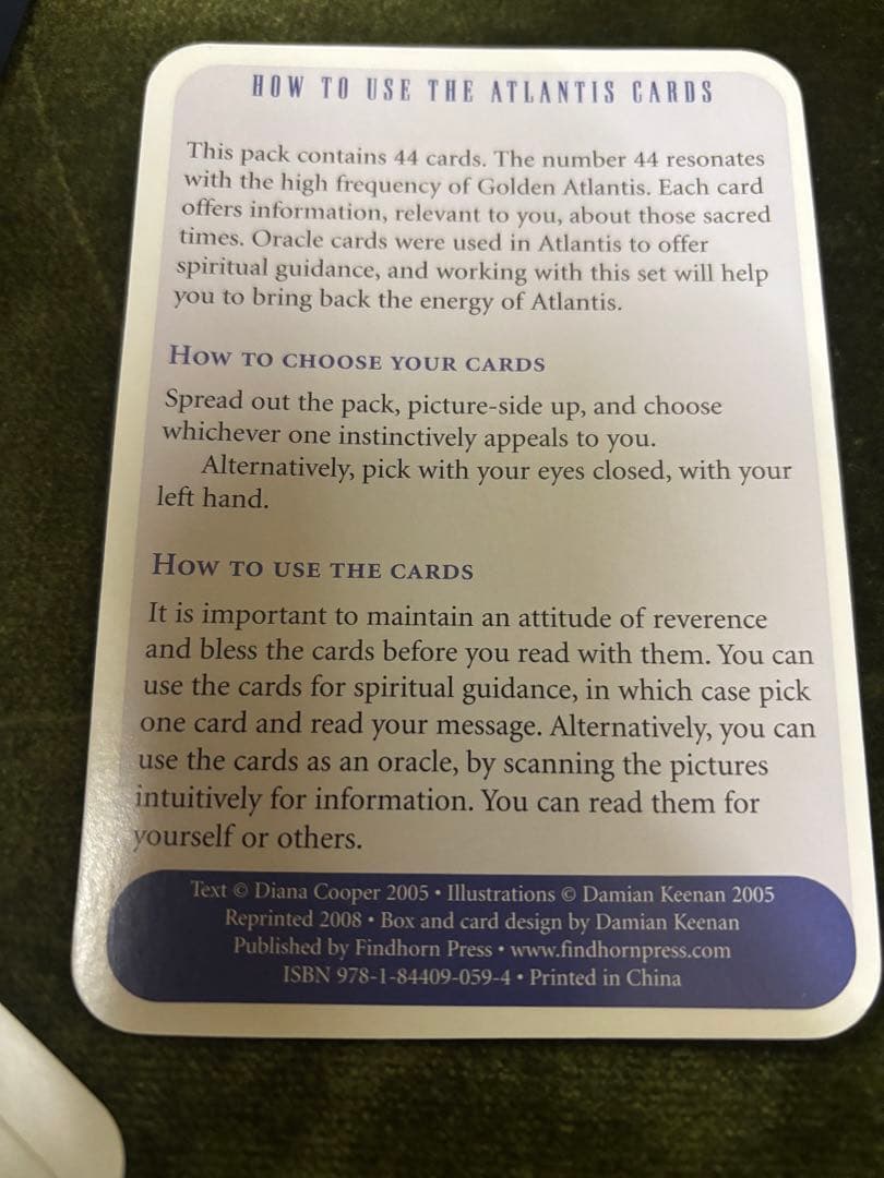 廃盤激レアダイアナクーパー アトランティス ユニコーン オラクル