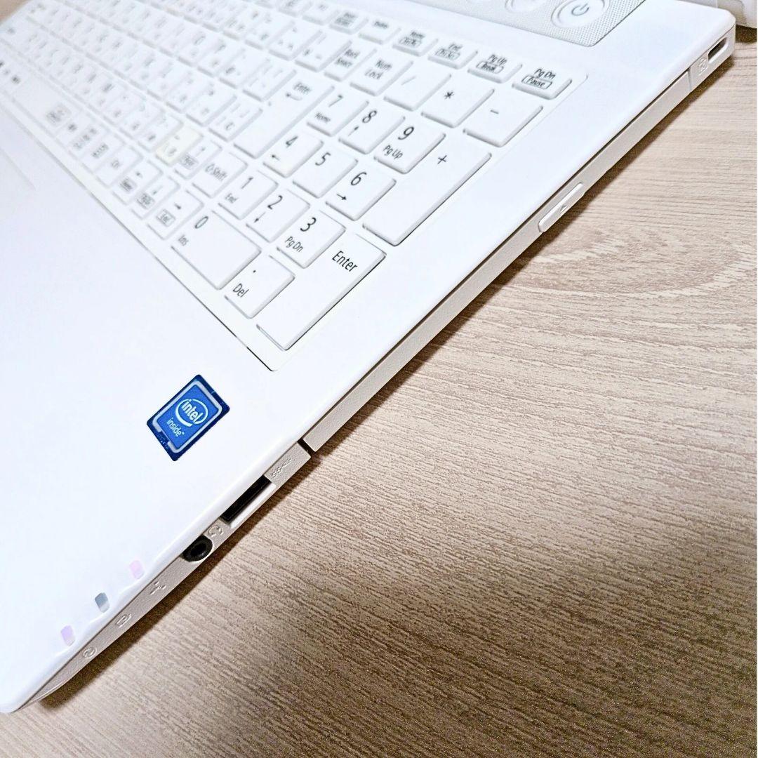 すぐ使えるNECノートパソコン✨️SSD・メモリ8GB・DVD✨️白 - メルカリ