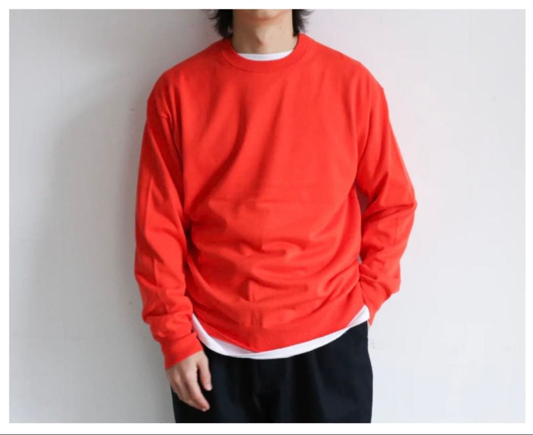 24ss YLEVE ELS GIZA COTTON KNIT イレーヴ ニット YLEVE(イレーヴ) / ELS GIZA COTTON KNIT P/O