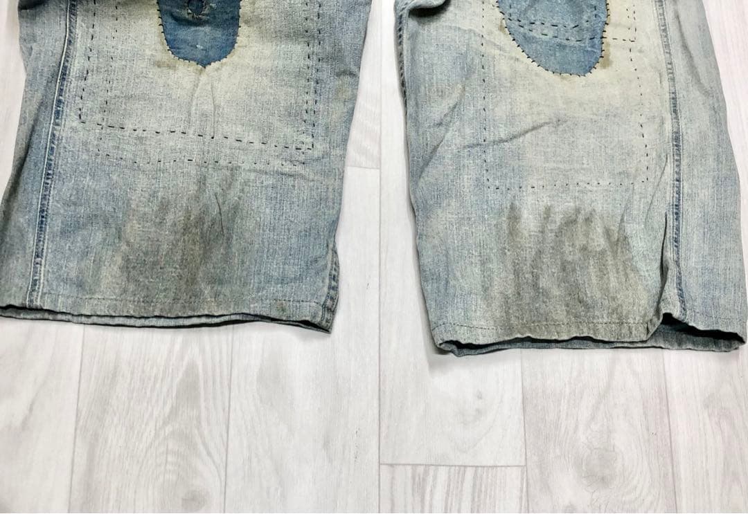 RRL ダブルアールエル オーバーオール リペアダメージ加工 ラルフ